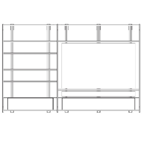 Syil COMP 3_ 303 x 47 x H 194 cm