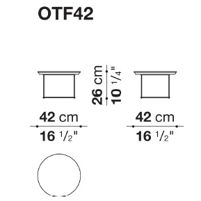 OTF42_ Ø 42 cm x H 26 cm
