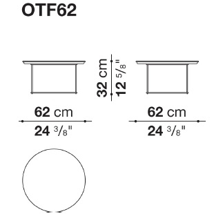 OTF62_ Ø 62 cm x H 32 cm