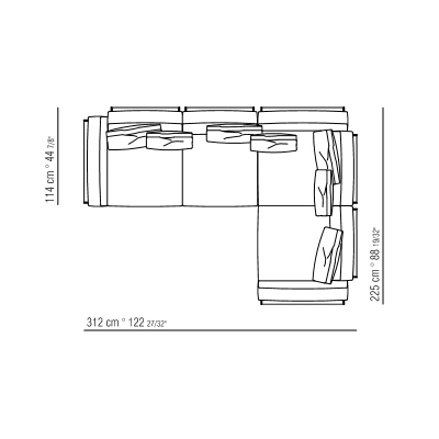 Comp. 02_ 312 x 225 x H 67 cm