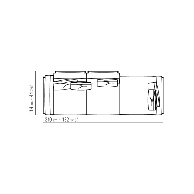 Comp. 06_ 310 x 114 x H 67 cm