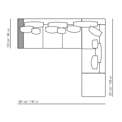 11PXC_ 361 x 321 x H 56 cm