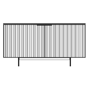 Selvans_ 138.4 x 45.9 x H 72.5 cm (2 Türen)