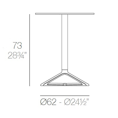 Delta_ Ø 62 x H 73 cm
