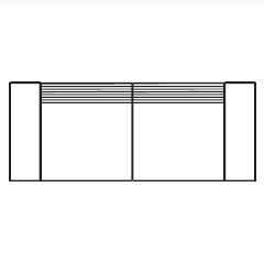 Grand Angle_ 240 x 100 x 71.5/99 cm