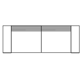 Grand Angle_ 270 x 100 x 71.5/99 cm