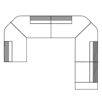 Grand Angle 12B_ 404 x 322 x H 71.5 / 99 cm