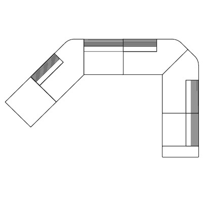 Grand Angle 14A_ 518 x 332 x H 71.5 / 99 cm