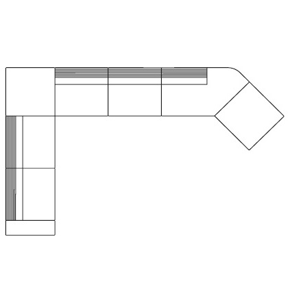 Grand Angle 15B_ 547 x 337 x H 71.5 / 99 cm