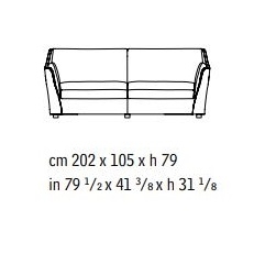 Vittoria 1_ 202 x 105 x H 79 cm