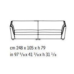 Vittoria 2_ 248 x 105 x H 79 cm