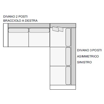 Enki 04_ 269.5 x 97.5 / 266 x H 89 / 92 cm (high backrest cushions)
