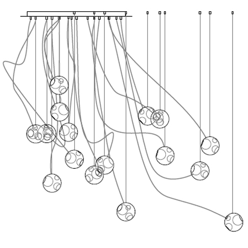 Bocci 28.16c 110 x 37 cm ( Rectangle dezentral )