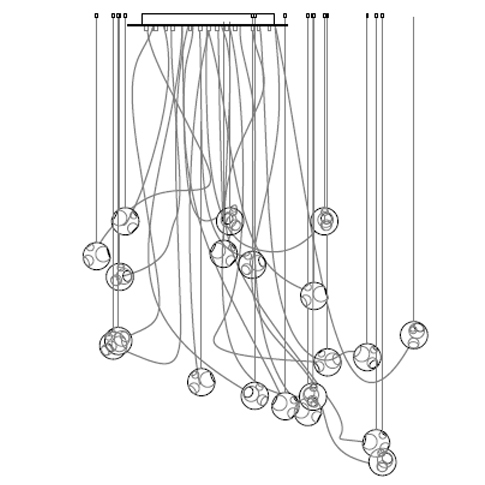 Bocci 28.20c Ø75,5 cm ( Round dezentral )