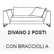 Exclusif 2 2PA_ 177.5 x 100 x H 76.5 cm