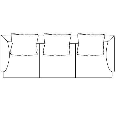 492-25_ 248 x 94 x H 86 cm