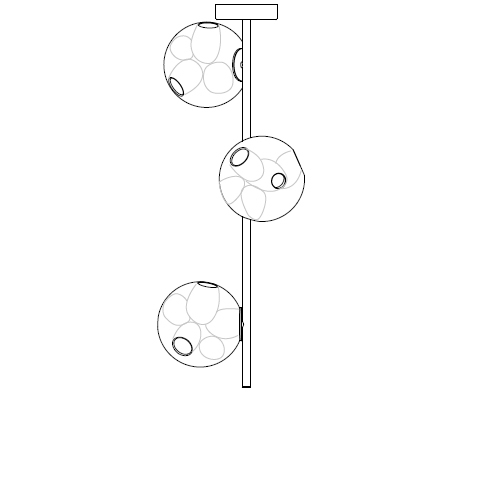 38.3V Ø14,2 x H 90 cm ( Stem )