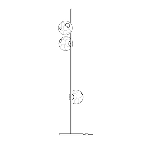38.3V Ø35 x H 1,80 cm ( Stem )
