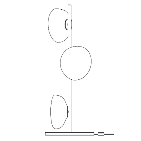 73.3 Ø35 H 90 cm ( Stem )