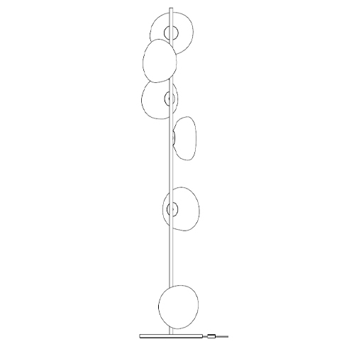 73.6 Ø35 H 1,80 cm ( Stem )