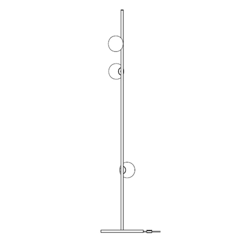 84.3 Ø35 x H 1,80 cm ( Stem )