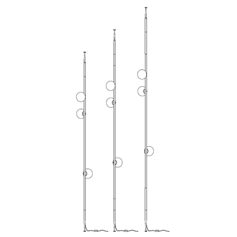 84.3 H 2,40 / 2,70 / 300 cm ( Stem Column longueur variable )