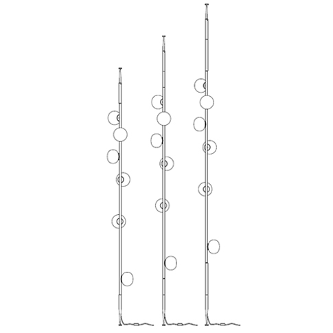 84.6 H 2,40 / 2,70 / 300 cm ( Stem Column longueur variable )