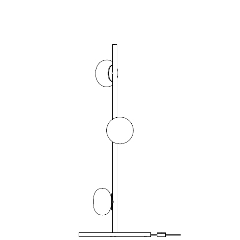 84.3V Ø35 x H 90 cm ( Stem )