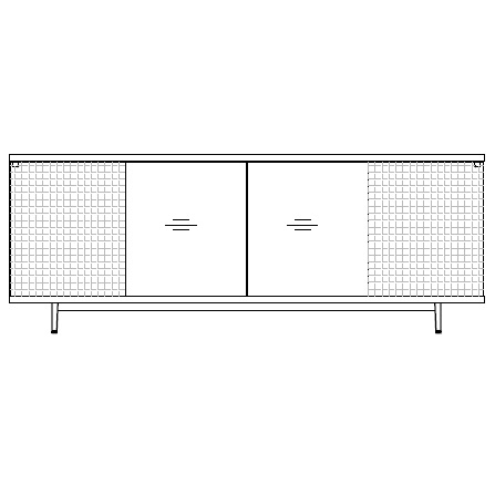 2702_ 240 x 58 x H 90 cm