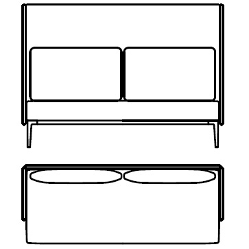 788-20 SU_ 189 x 73 x H 135 cm