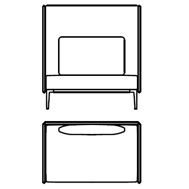 789-15 LU_ 129 x 80 x H 135 cm