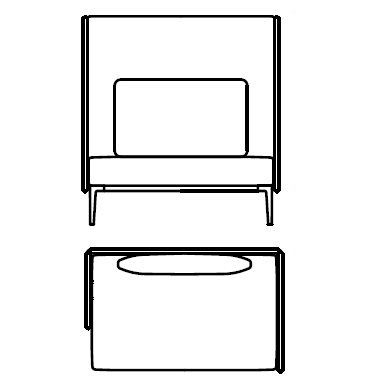 789-15 SLLR_ 129 x 80 x H 135 cm