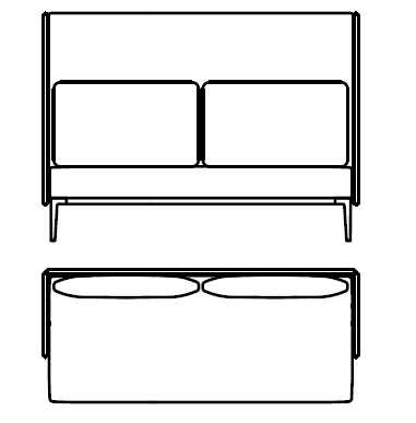 789-20 SU_ 189 x 52 x H 135 cm