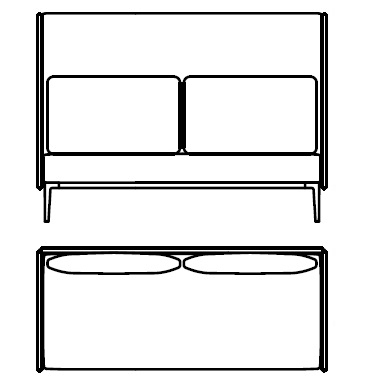 789-20 LU_ 189 x 80 x H 135 cm
