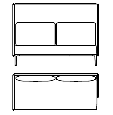 789-20 SRLL_ 189 x 80 x H 135 cm
