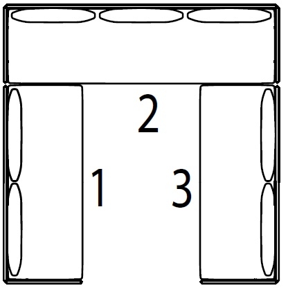 789-Version B21_ 257 x 265 x H 135 cm