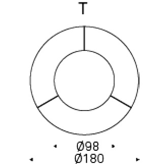 SKORPIO Ker-Wood_ T ø 180 x H 75 cm