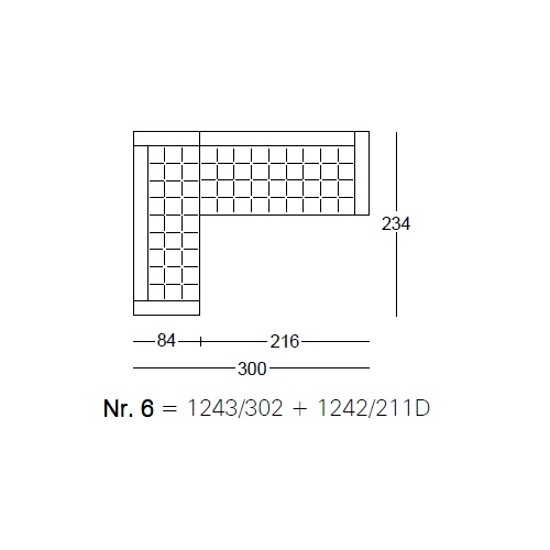 Kilt_ Nr.6_ 300 x 234 x H 64 cm