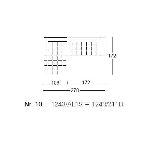 Kilt_ Nr.10_ 278 x 172 x H 64 cm