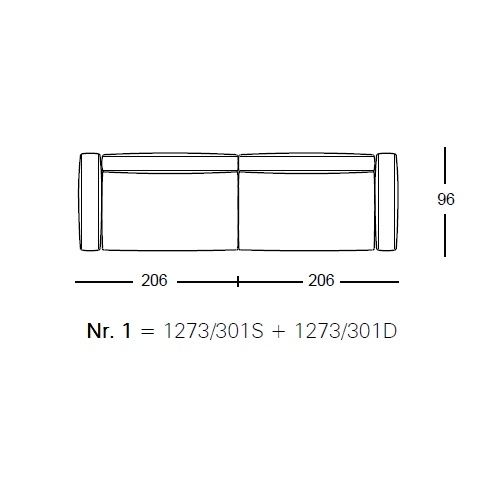 Pianoalto_ Nr.1_ 412 x 96 x H 65 cm