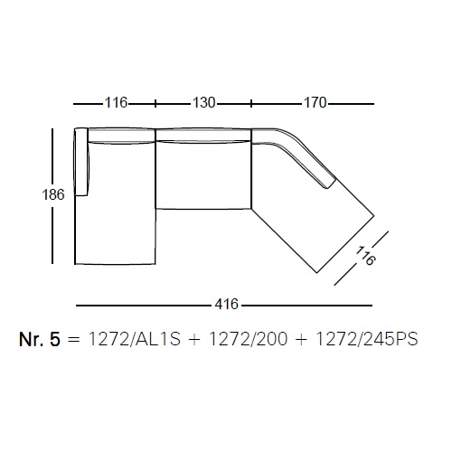 Pianoalto_ Nr.5_ 416 x 186 x H 65 cm