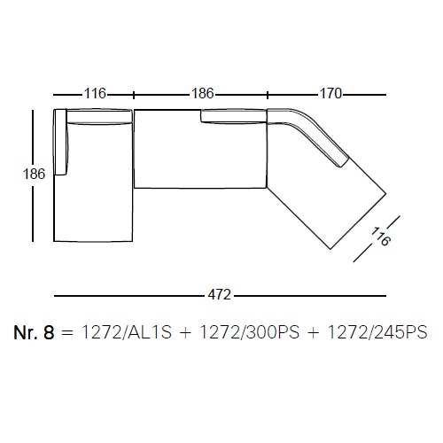 Pianoalto_ Nr.8_ 472 x 186 x H 65 cm