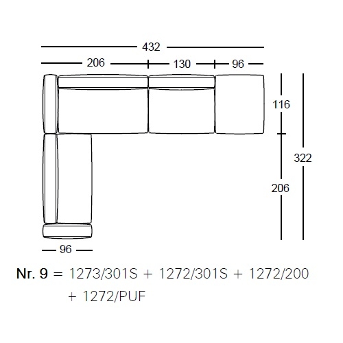 Pianoalto_ Nr.9_ 432 x 322 x H 65 cm