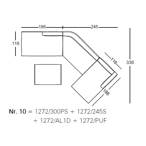 Pianoalto_ Nr.10_ 431 x 330 x H 65 cm