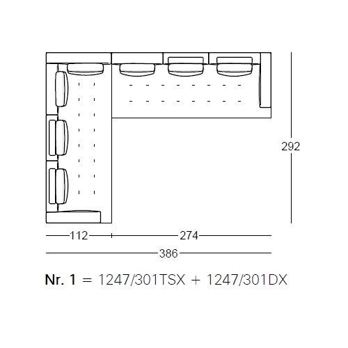 Shiki_ Nr.1_ 386 x 292 x H 87 cm