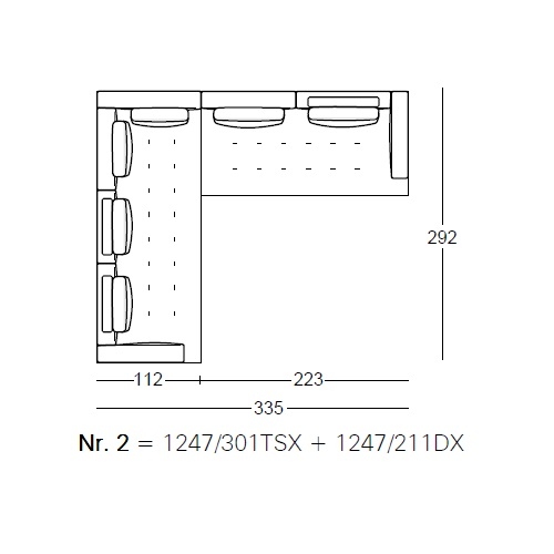 Shiki_ Nr.2_ 335 x 292 x H 87 cm