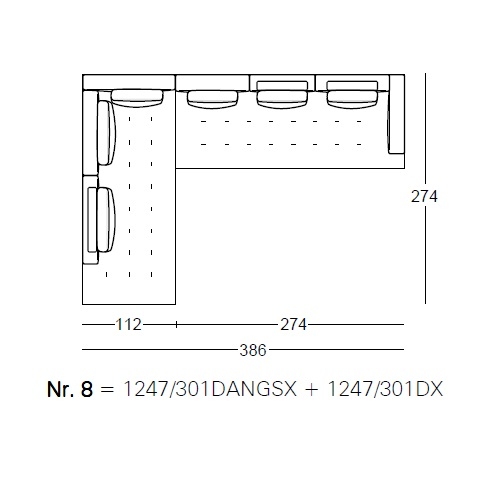 Shiki_ Nr.8_ 386 x 274 x H 87 cm