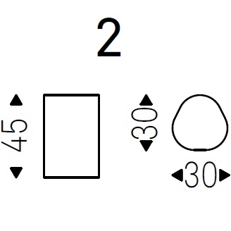 Pancho 2_ 30 x 30 x H 45 cm