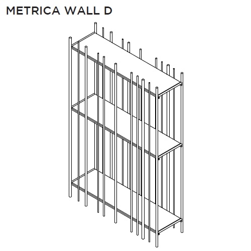 Metrica Wall D_ 45 x 13 x H 70 cm