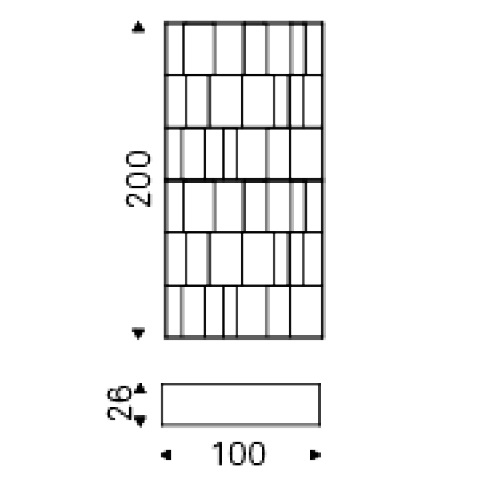 Nautilus_2_100 x 26 x H 200 cm